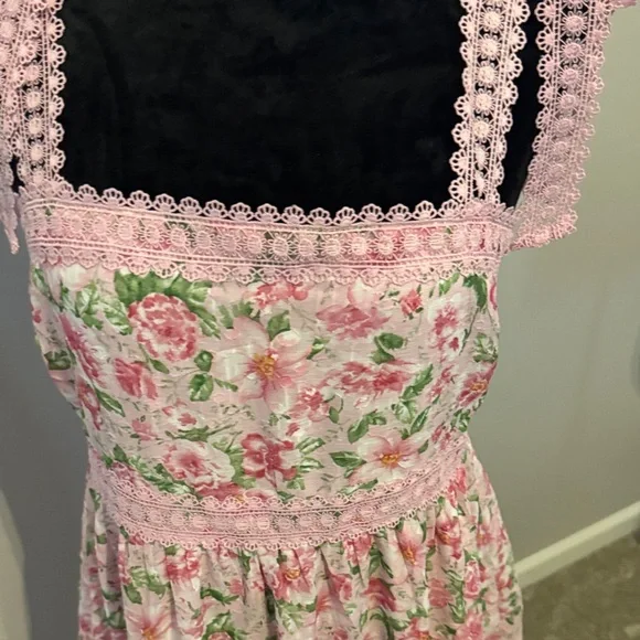 Blu Pepper Pink Floral Maxi Dress - Picture 2 of 8